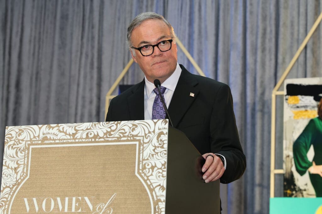 Houston reVision CEO Charles Rotramel at the Women of Substance luncheon. (Photo by Priscilla Dickson)