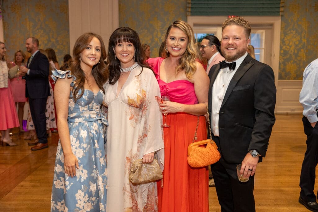 Michaela Bergen, Lindsey Bergen, Allison & John Weaver at the La Petite Maison Gala (Photo by Jenny Antill Clifton)