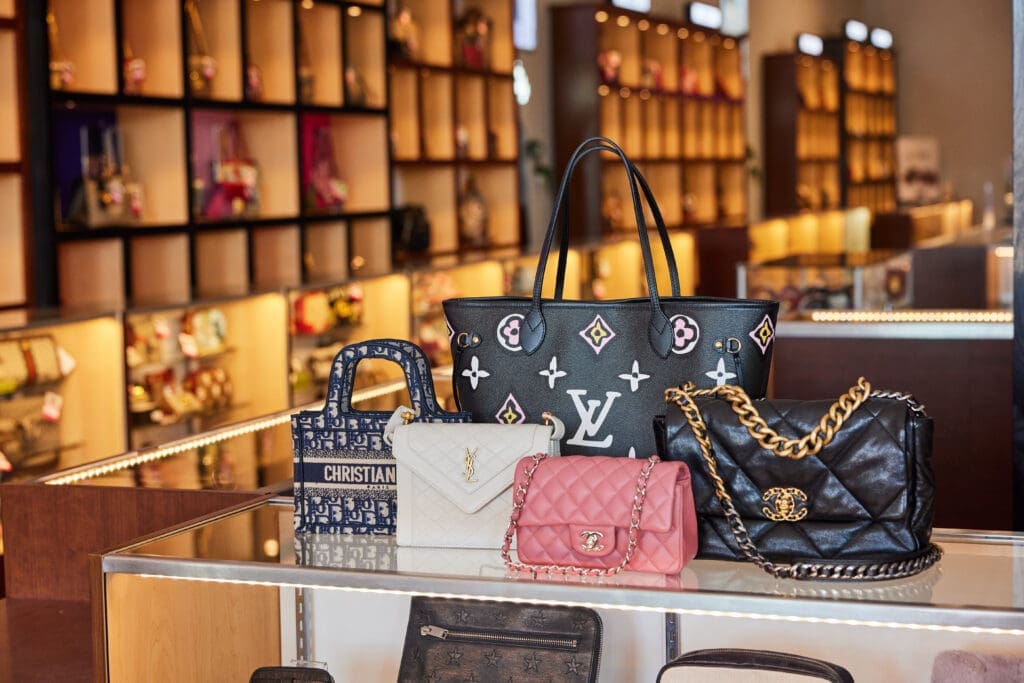 Right now, top selling brands at Keeks are Louis Vuitton, Gucci, Chanel, and Saint Laurent.