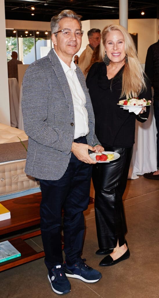 Khaled Shaheen Pasha, Joani White at Luxury Bed