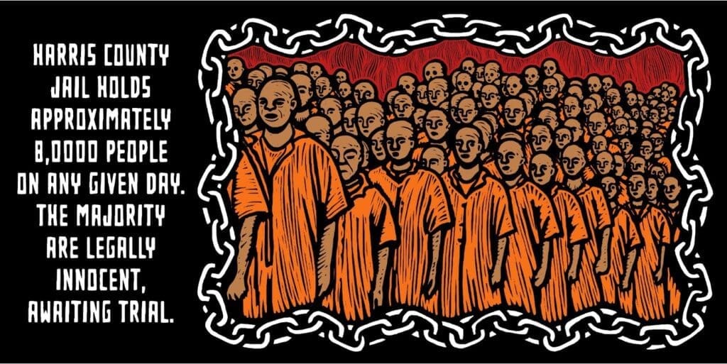 Kill Joy's "Criminal Justice System" for 8x5 Houston (Courtesy Art at a Time Like This) 