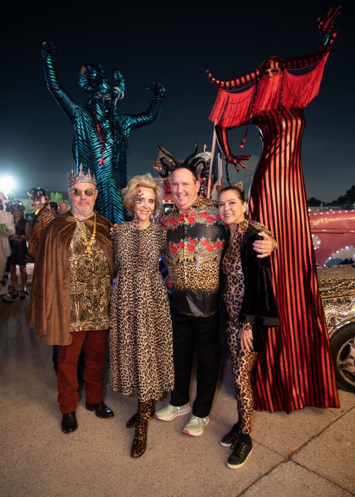 Lafayette & Joanie Herring, Fred & Melisa Herring at Orange Show Gala Where the Wild Things ART (Photo by Emily Jaschke and David DeHoyos)