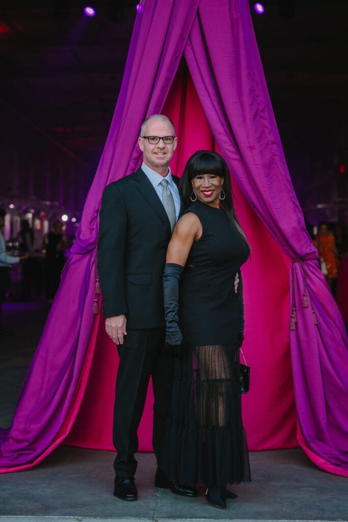Chris Stanaway & Lauren Anderson at Houston Arts Alliance's 2023 Add On Art Gala (Photo by Johnny Than)
