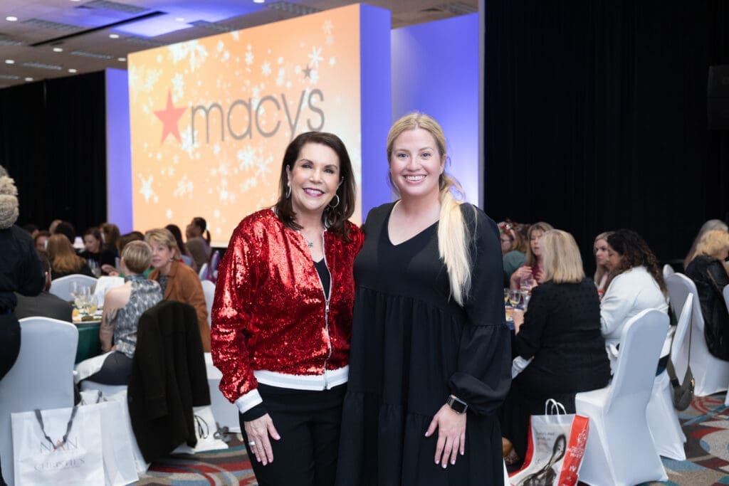 Lisa Schumate, Jacqueline Schumate at the Houston Ballet Nutcracker Market Macy's Fashion Show and Luncheon. (Photo by Daniel Ortiz) (Photo by Daniel Ortiz)