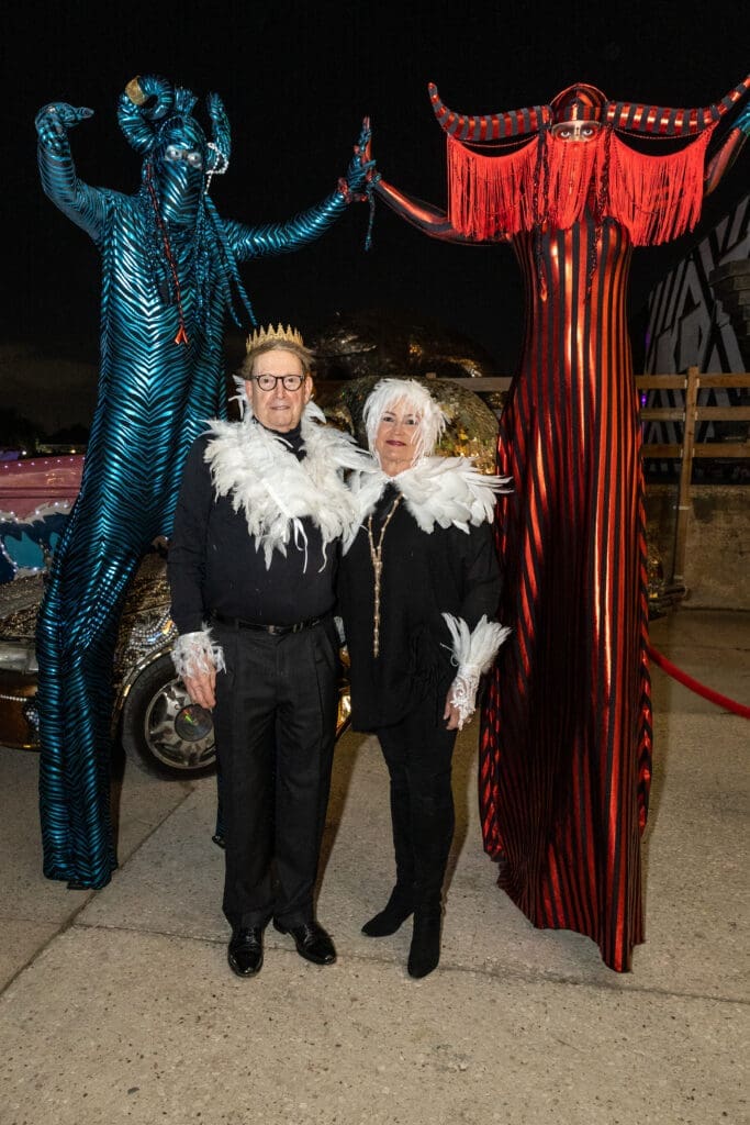 Lou & Christy Cushman at Orange Show Gala Where the Wild Things ART (Photo by Emily Jaschke and David DeHoyos)