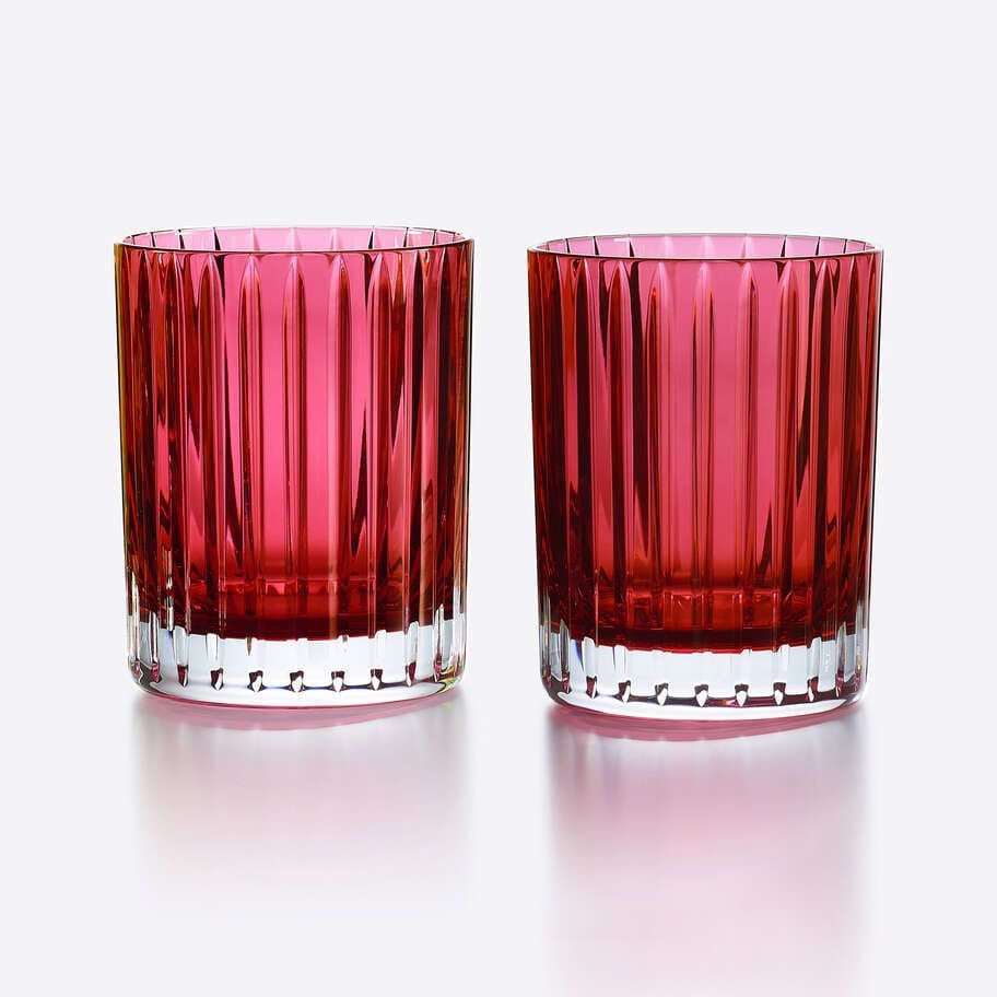 MADISON Baccarat Harmonie Tumblers Colors of Joy in red