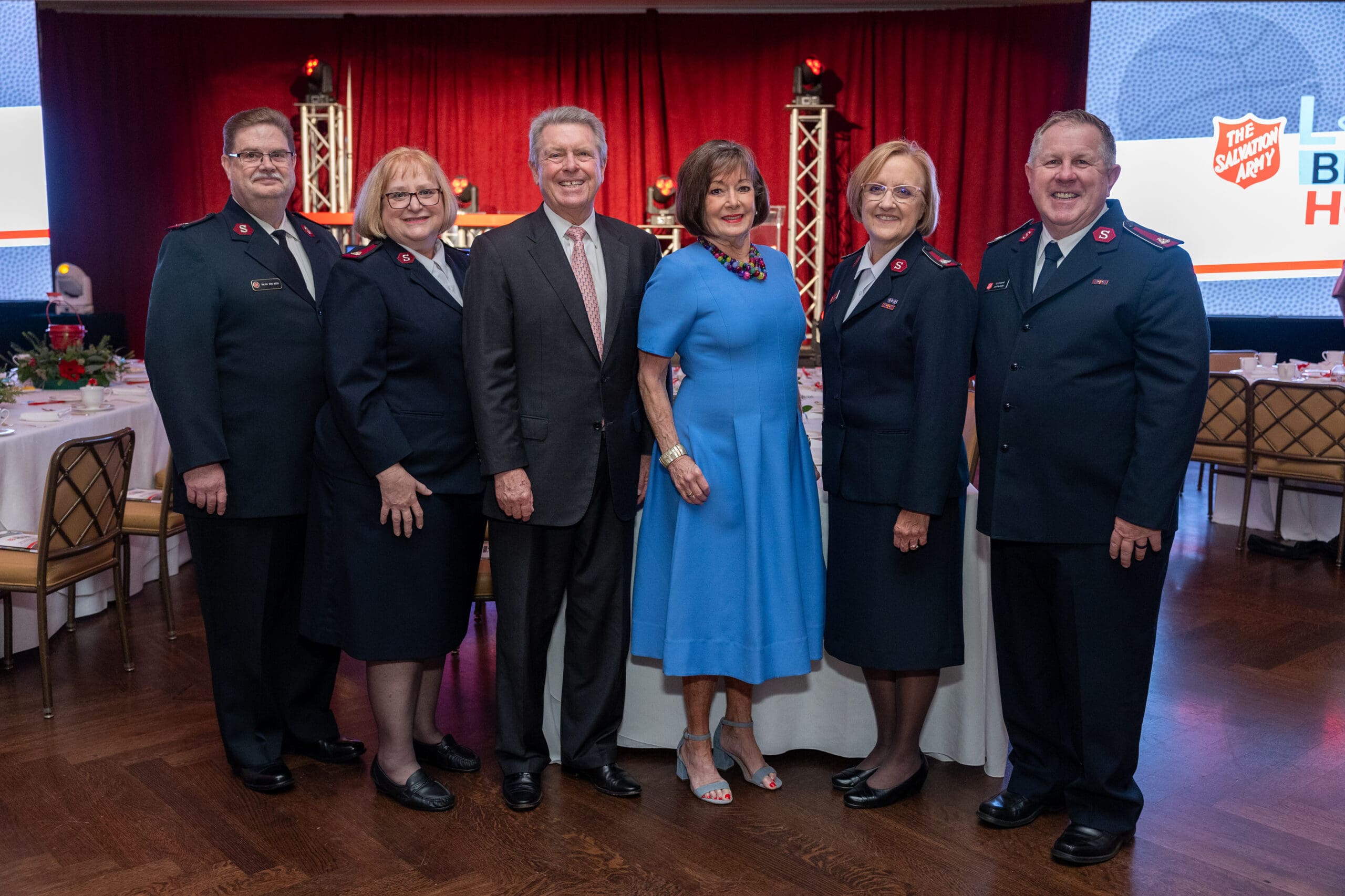 Major Rob and Carolynn Webb, Joe and Cathy Cleary, Lt. Colonel Art & Ann Penhale