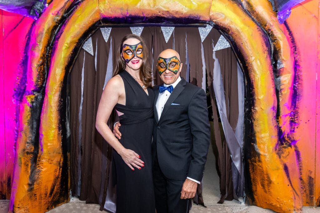 Misty & Surena Matin at Orange Show Gala Where the Wild Things ART (Photo by Emily Jaschke and David DeHoyos)