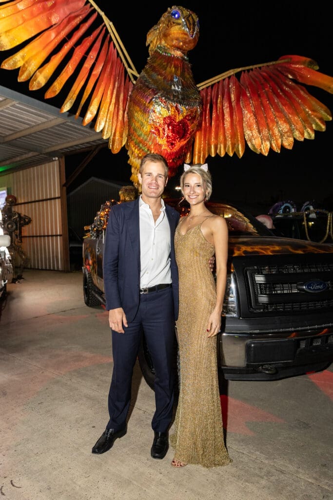 Nick & Allison Boulle at Orange Show Gala Where the Wild Things ART (Photo by Emily Jaschke and David DeHoyos)