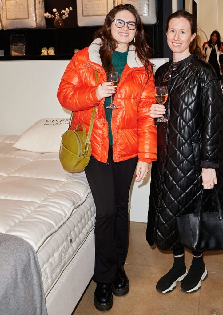 Nicole Green, Liz Jensen at Luxury Bed