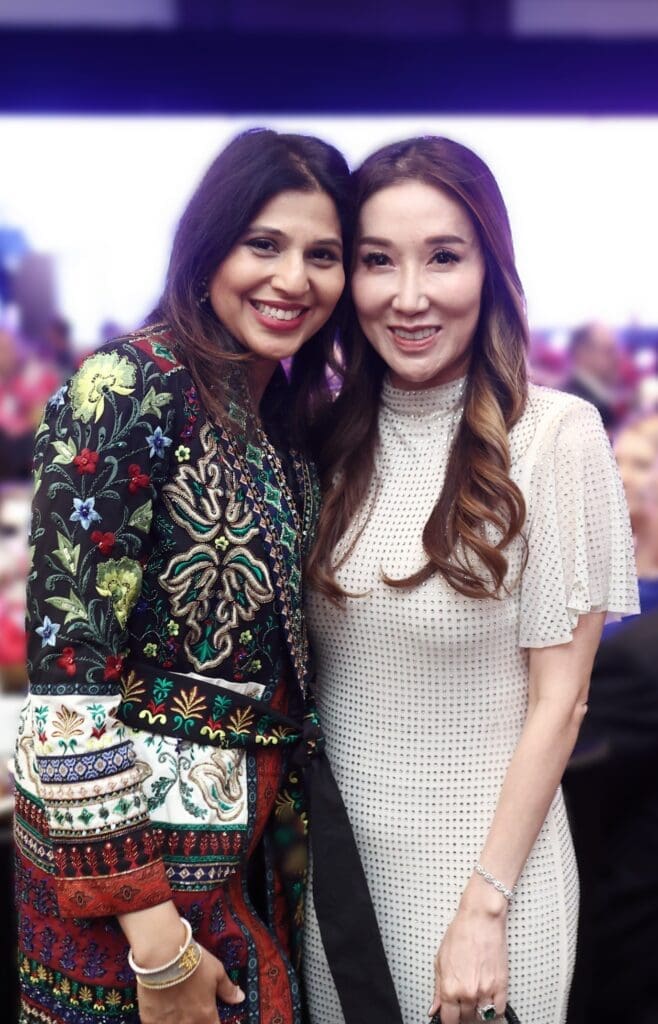 Nihala Zakaria, Mandy Kao at the Interfaith Ministries annual Tapestry Gala held at the Hilton Americas-Houston. (Photo by Quy Tran)