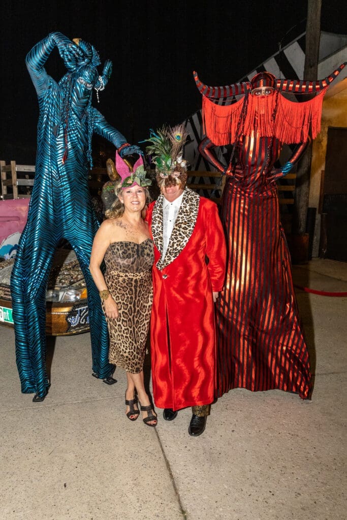 Paige & Todd Johnson at Orange Show Gala Where the Wild Things ART (Photo by Emily Jaschke and David DeHoyos)
