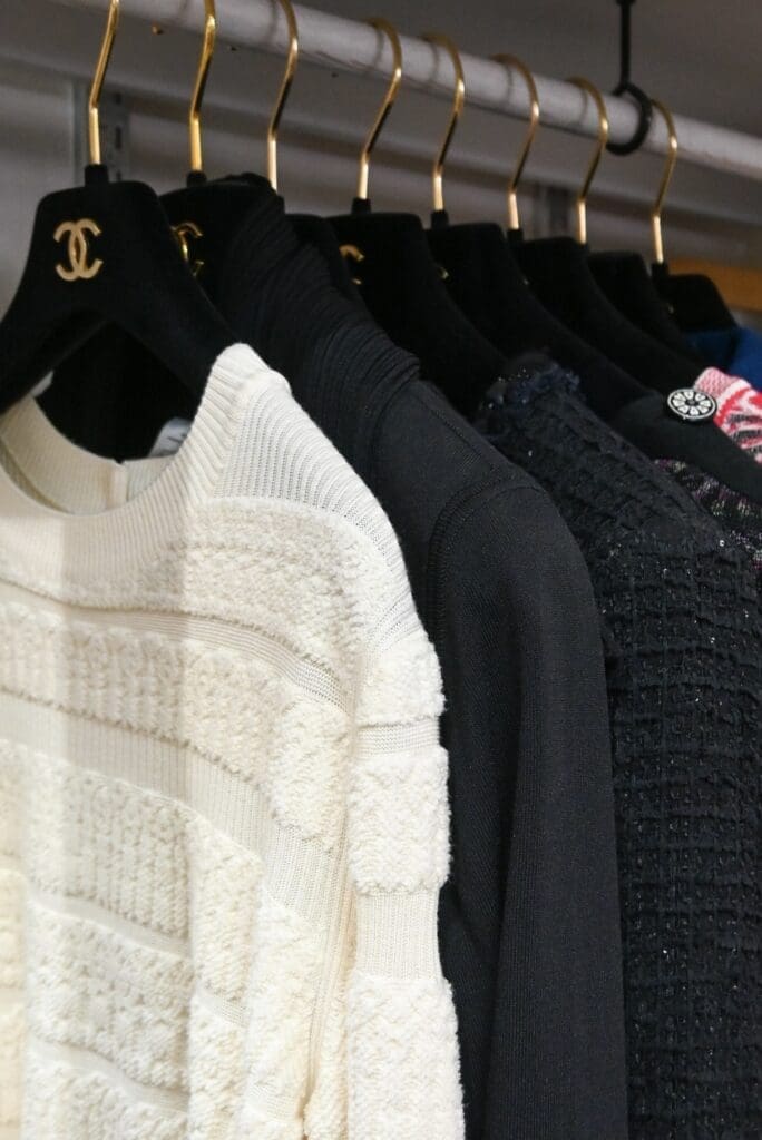 As opposed to online consignor shops, clients can physically see the items in the store and even try them on before committing at Clotheshorse Anonymous. 