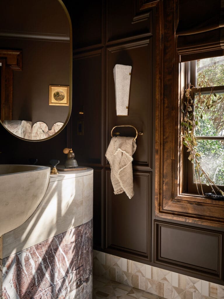 Primary Bathroom: Ginger Curtis, Urbanology Designs (Photo by Stephen Karlisch) 