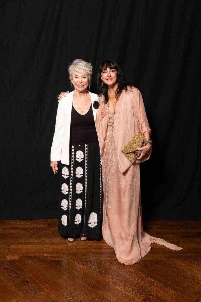 Rita Moreno, Lorena Feijoo at the 100th anniversary celebration of Miller Outdoor Theatre. (Photo by Daniel Ortiz)
