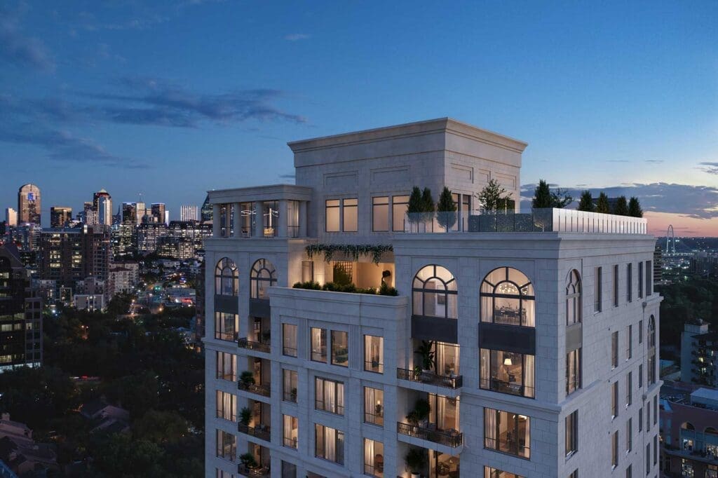 The Rosewood Residences Turtle Creek in Dallas.