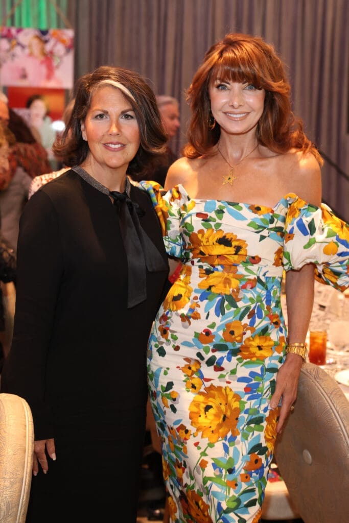 Saks Fifth Avenue GM Heidi Turney, Marla Hurley at the Women of Substance luncheon.  (Photo by Priscilla Dickson)