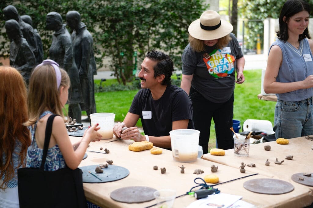 Artists at the 2023 Great Create in Dallas.  (Photo by Tamytha Cameron)