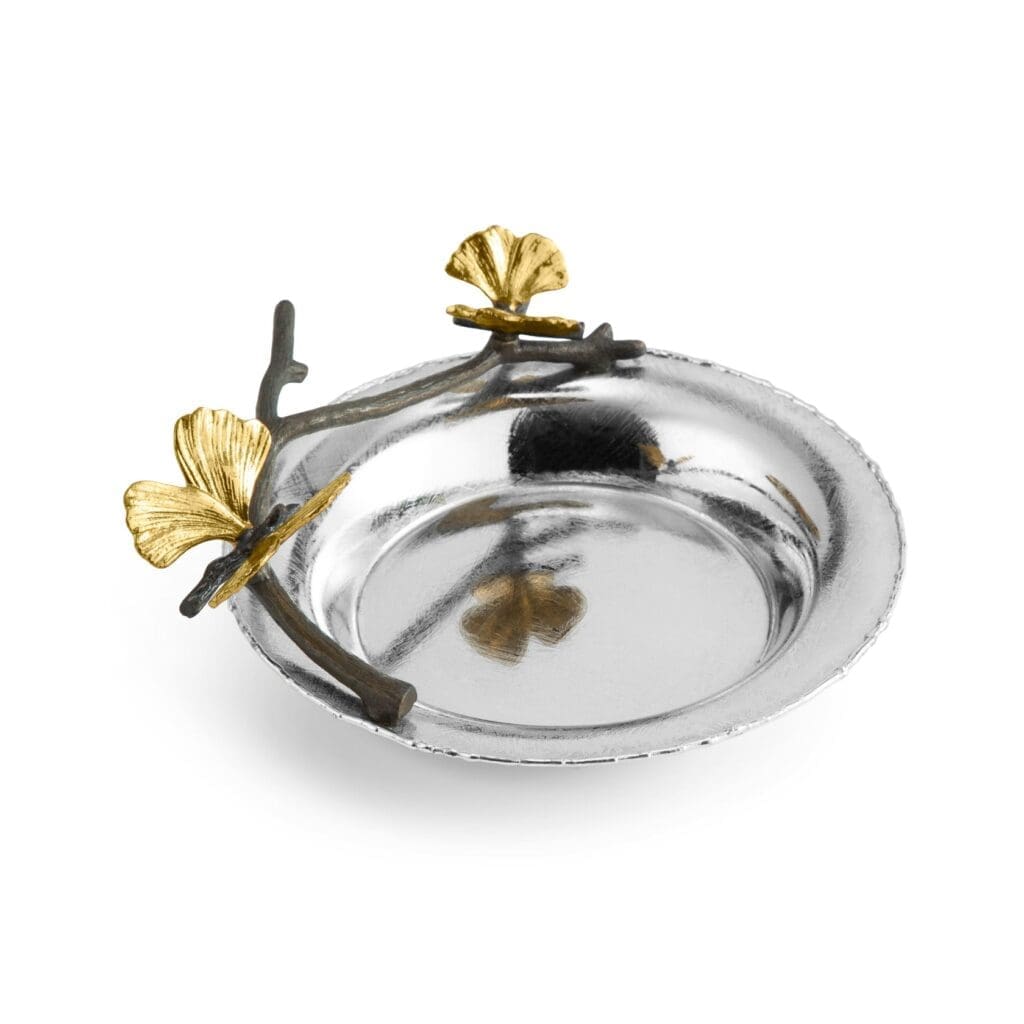 The Michael Aram butterfly ginkgo wine coaster