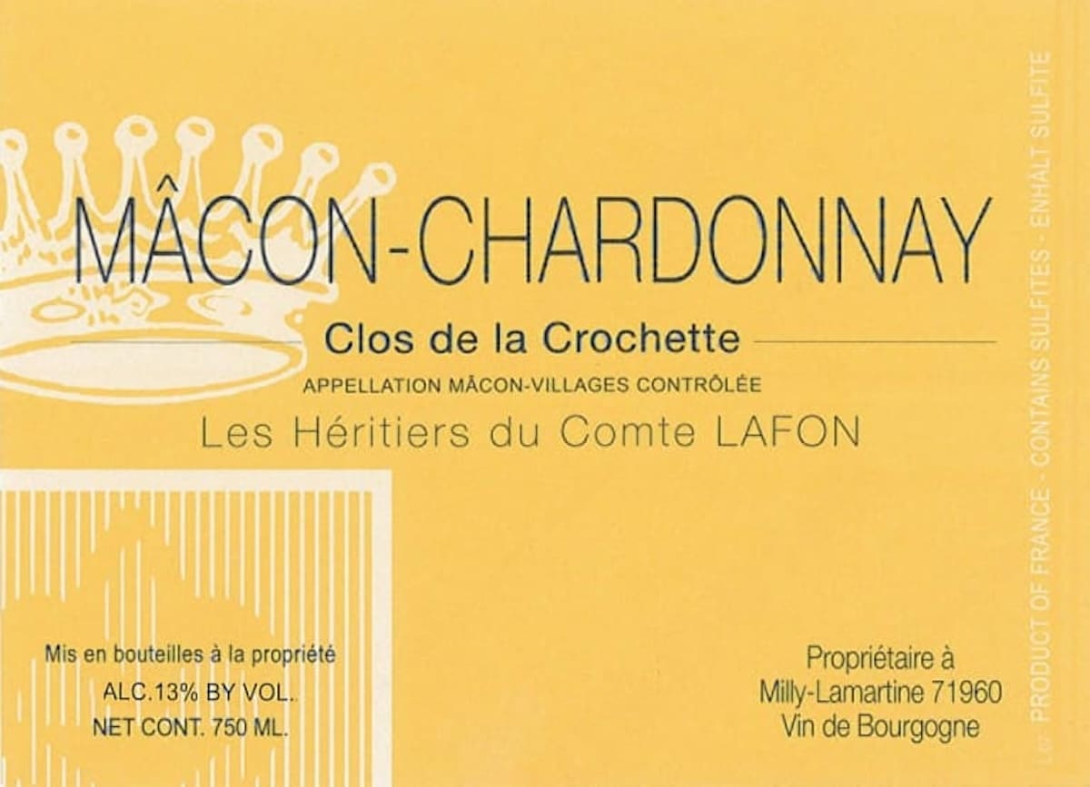 Macon is an excellent chardonnay, and a great value.