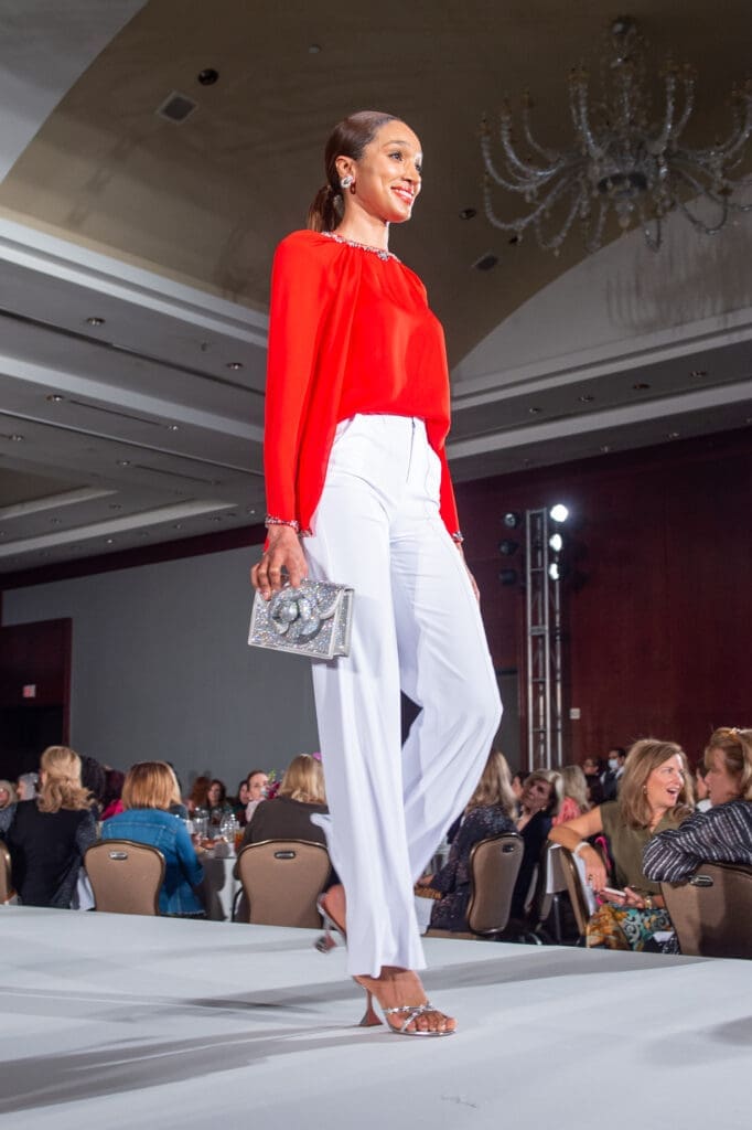 Party fashions from Neiman Marcus at the Child Advocates Angels of Hope Luncheon (Photo by Jacob Power)