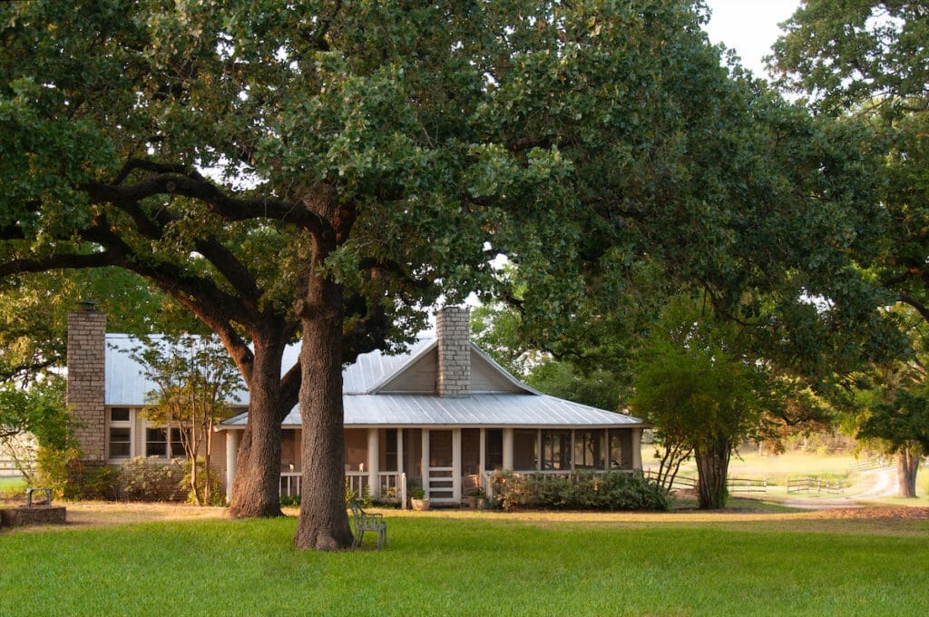 The Peacock Alley family farmhouse in Granbury was built in the 1880s.