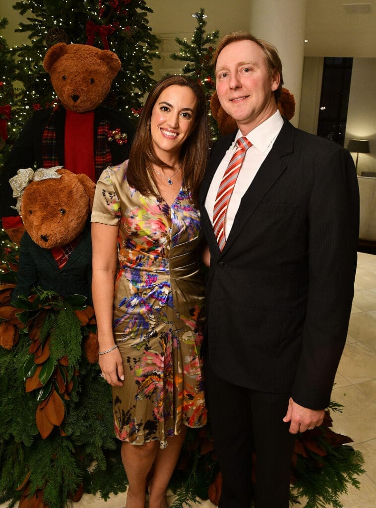 Blair & Barry Kessler at the annual Santa's Elves party benefiting MD Anderson Children's Cancer Hospital