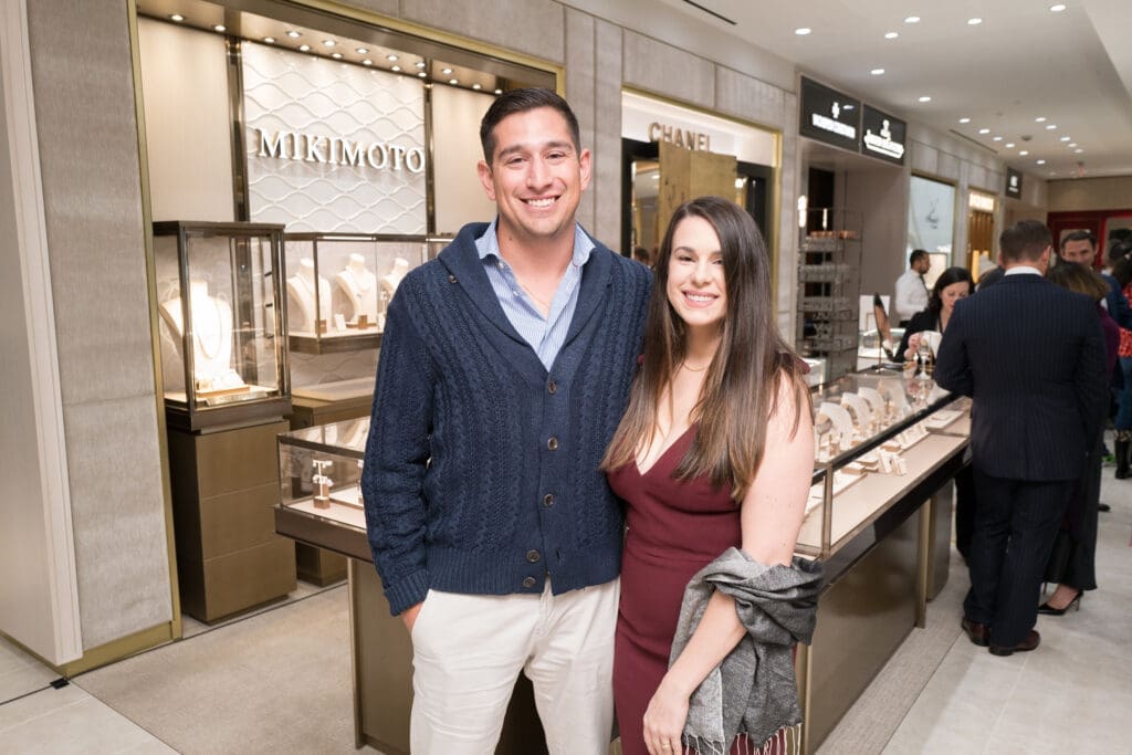 Chris & Lauren Zuniga at the Zadok holiday party (Photo by Daniel Ortiz)