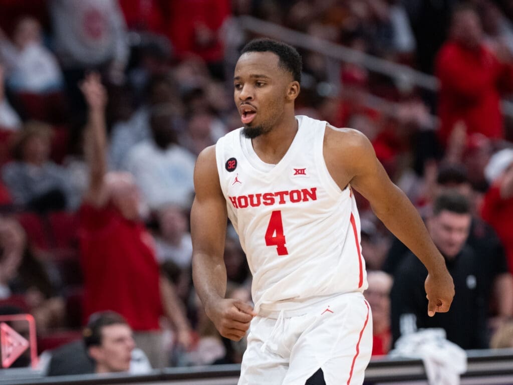 University of Houston guard LJ Cryer brings some championship knowhow from Baylor. (Photo by F. Carter Smith)