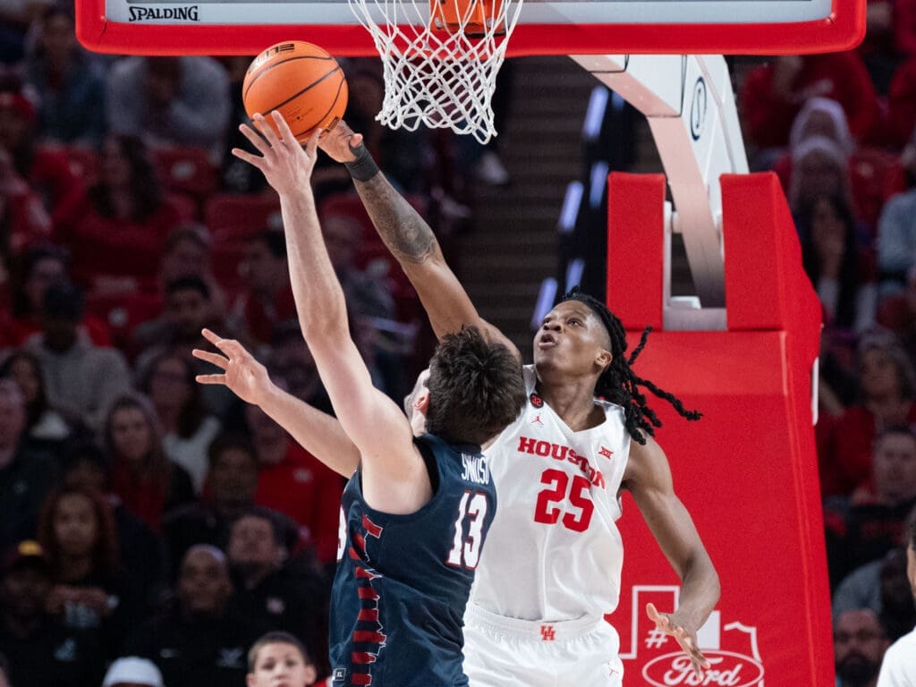 UH forward JoJo Tugler is a unique defensive force. (Photo by F. Carter Smith)