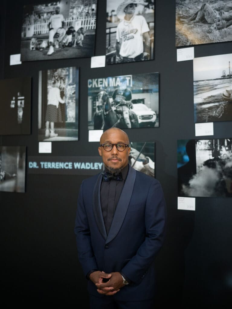 Dr. Terrance Wadley at the Arts of Healing Foundation Physician Art Show and Dinner at the Post Oak Hotel (Photo by Daniel Ortiz)