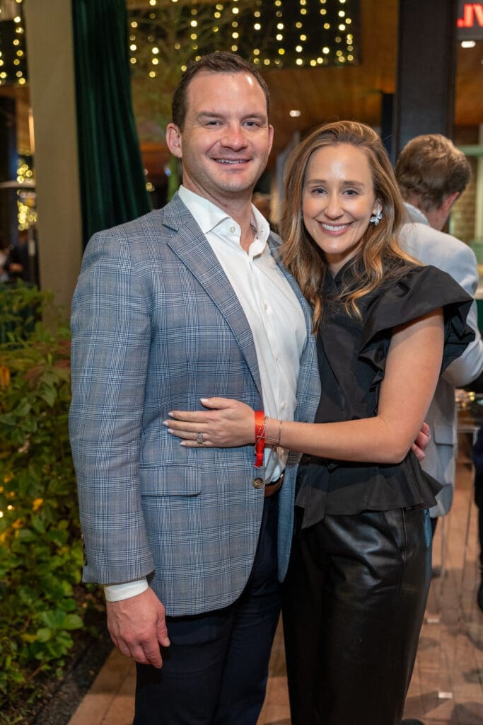 Trevor & Haley Green at Texas Children's Hospital Ambassadors holiday party held at the Montrose Collective. (Photo by Jenny Antill/Texas Children's Hospital)