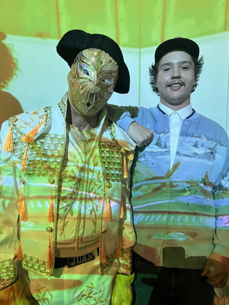 John Mason Walker, Mathis Walker at Orange Show Gala Where the Wild Things ART (Photo by CDA)