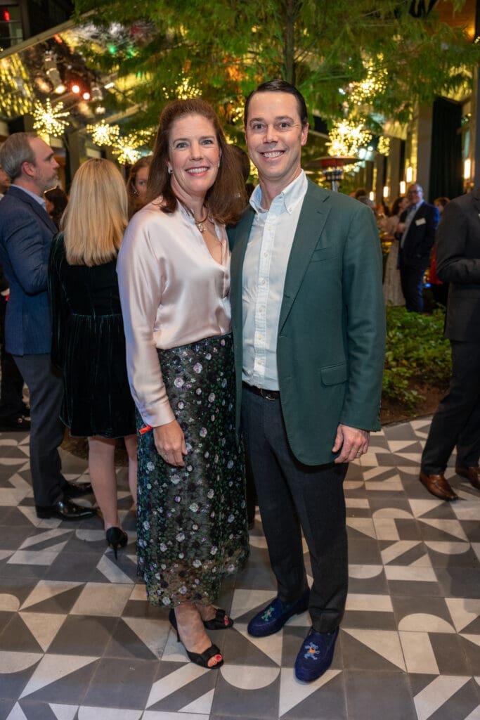 Jennifer & Chris LaPorte at Texas Children's Hospital Ambassadors holiday party held at the Montrose Collective. (Photo by Jenny Antill/Texas Children's Hospital)