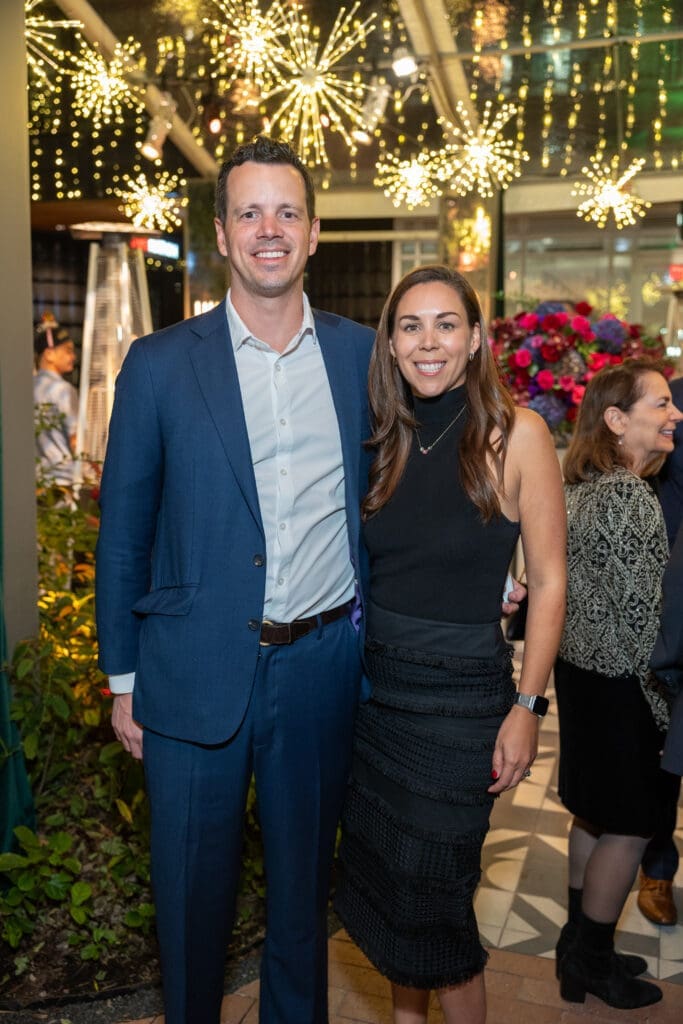 Oliver & Julia TenHoeve at Texas Children's Hospital Ambassadors holiday party held at the Montrose Collective. (Photo by Jenny Antill/Texas Children's Hospital)