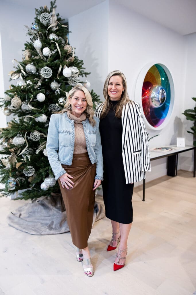 Kristen Collins, Bethany Buchanan at the grand opening of Residences at The Allen. (Photo by Hung L. Truong Photography)
