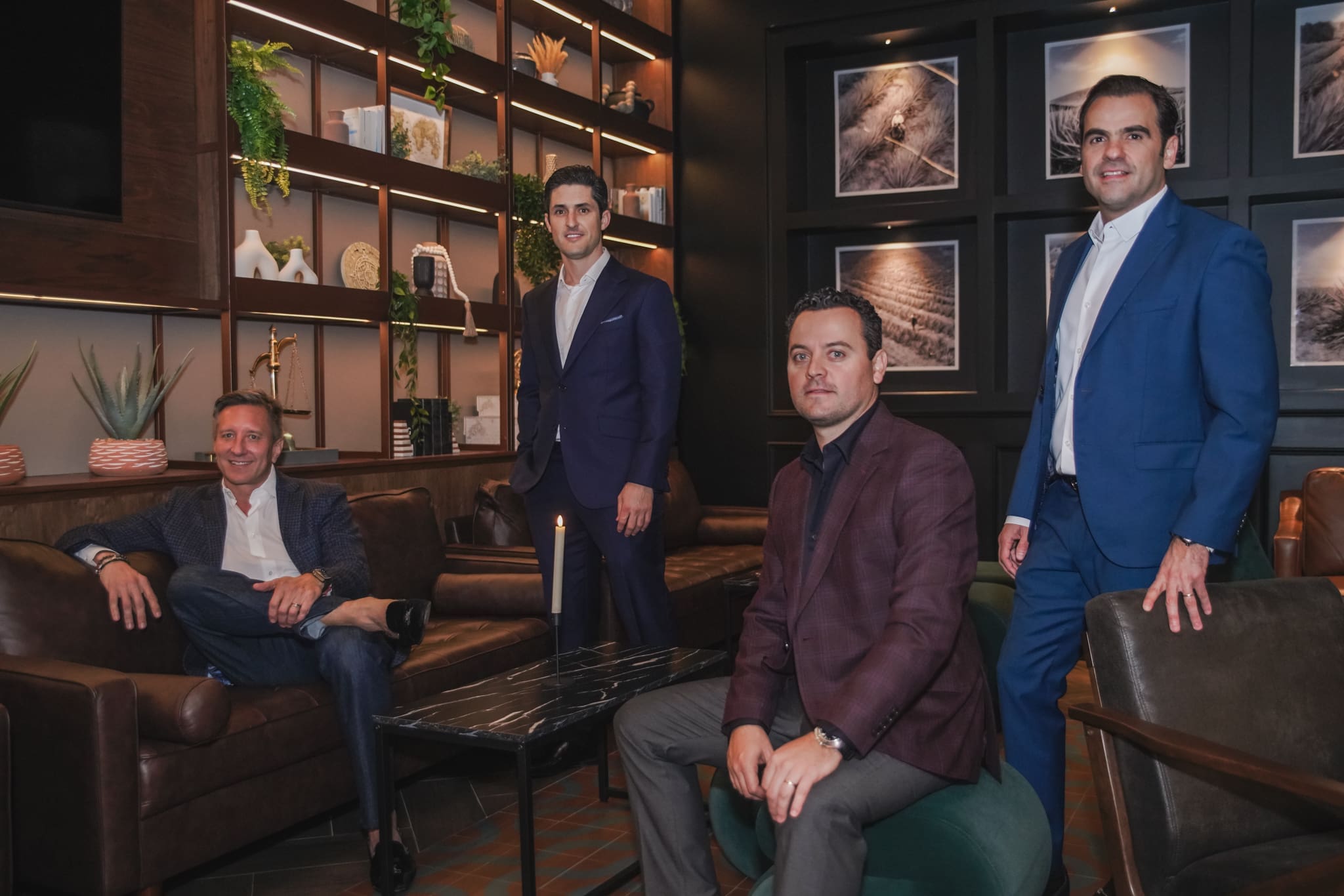 The speakeasy hidden behind Monarco's main dining has comfortable seating for people to linger after a meal. Co-owners Alex Urrunaga, Marcelo Sada, Pablo Najera and Mauricio Guerra hope the late closing time of 2 am is a hit.