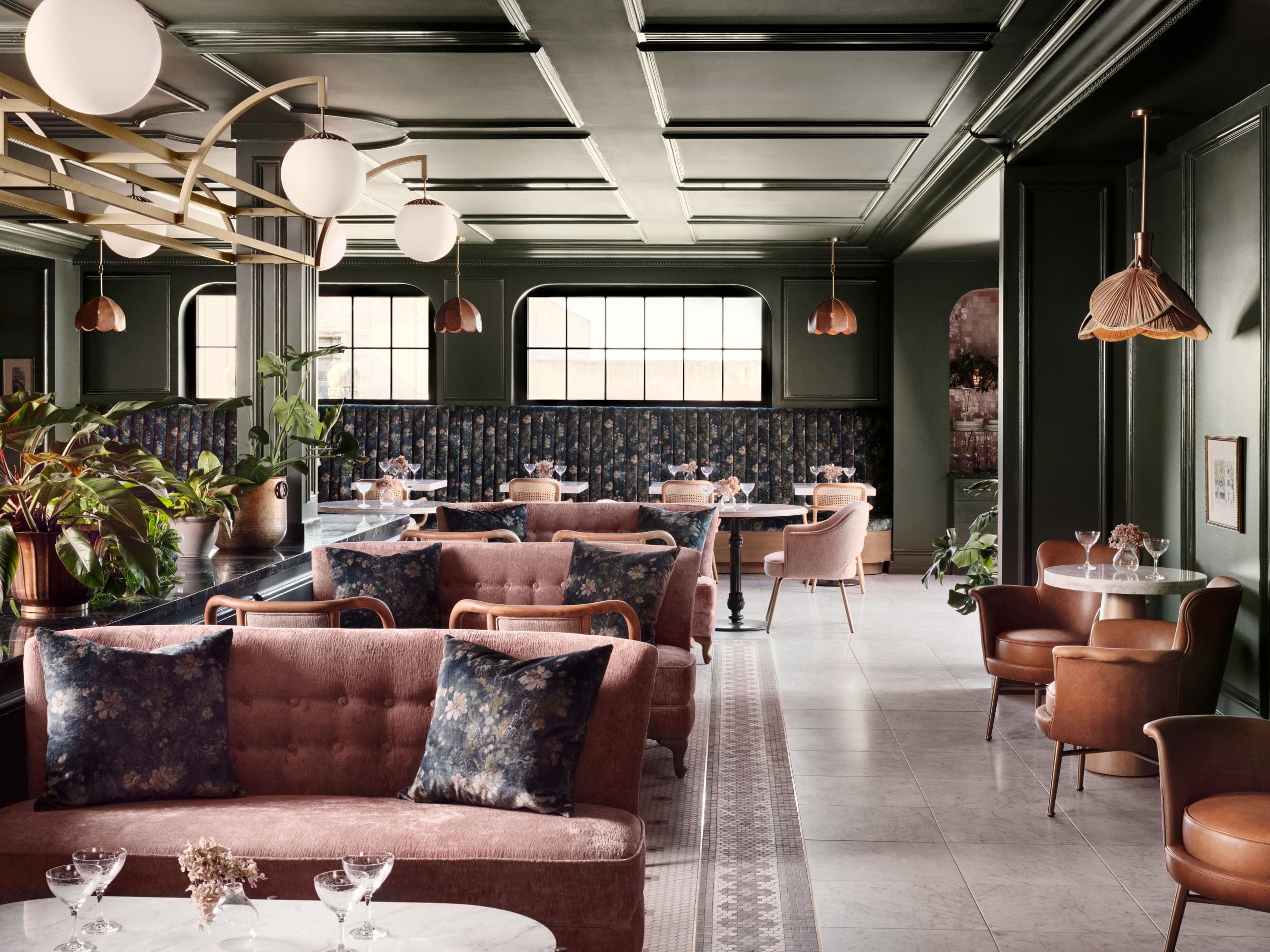 The hotel features a café and two restaurants, including Bertie's on the Rooftop. (Photo Courtesy of Magnolia Network)