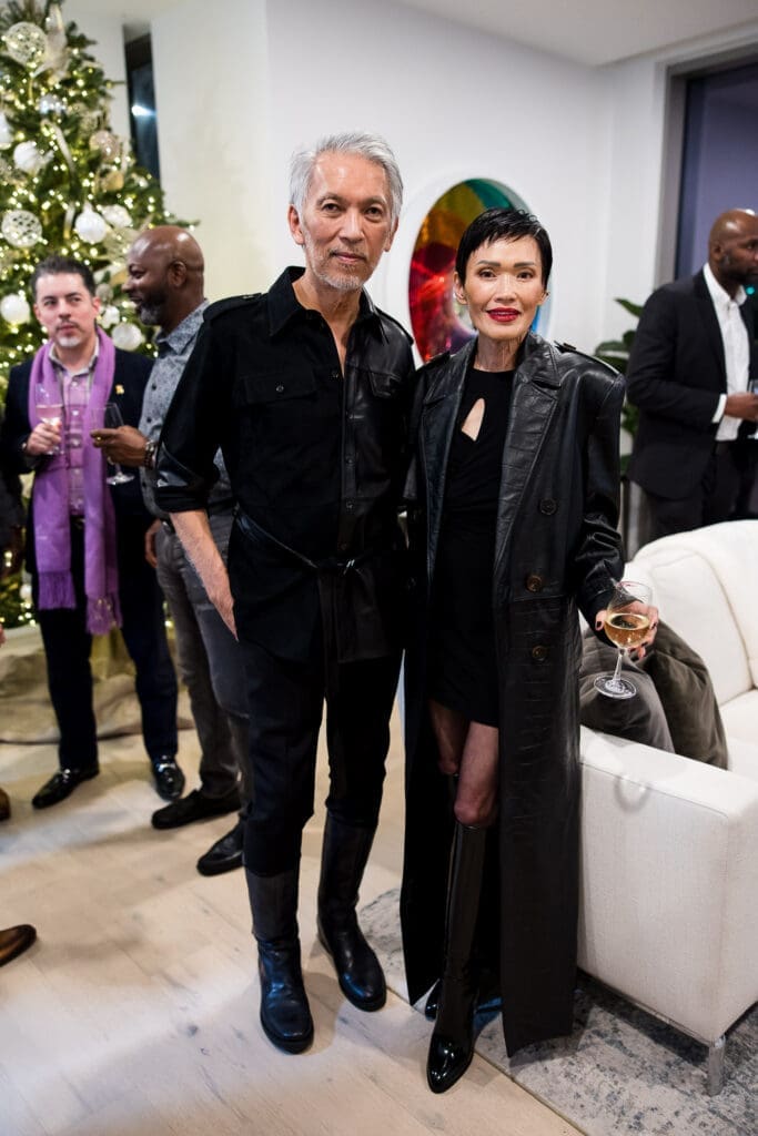 Marc & Duyen Nguyen at the grand opening of Residences at The Allen. (Photo by Hung L. Truong Photography)