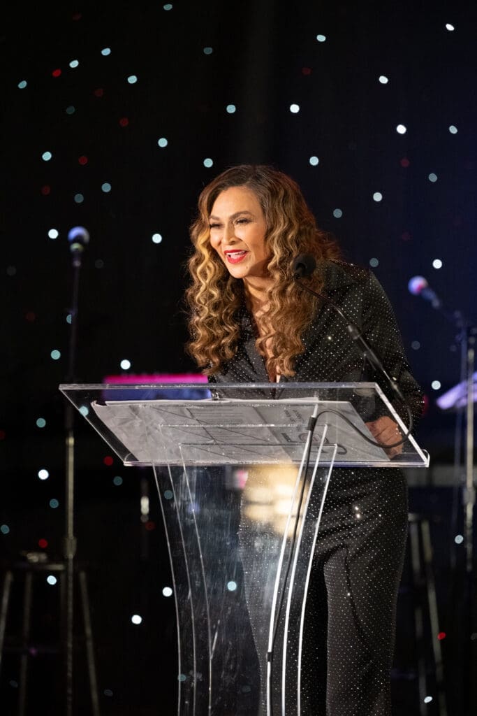 Tina Knowles-Lawson was the honored guest at the Houston Area Urban League 'Equal Opportunity Day' Gala at the Hilton Americas-Houston. 