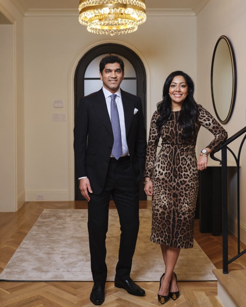 Dr. Raj Mohan and his wife, Bala Mohan.