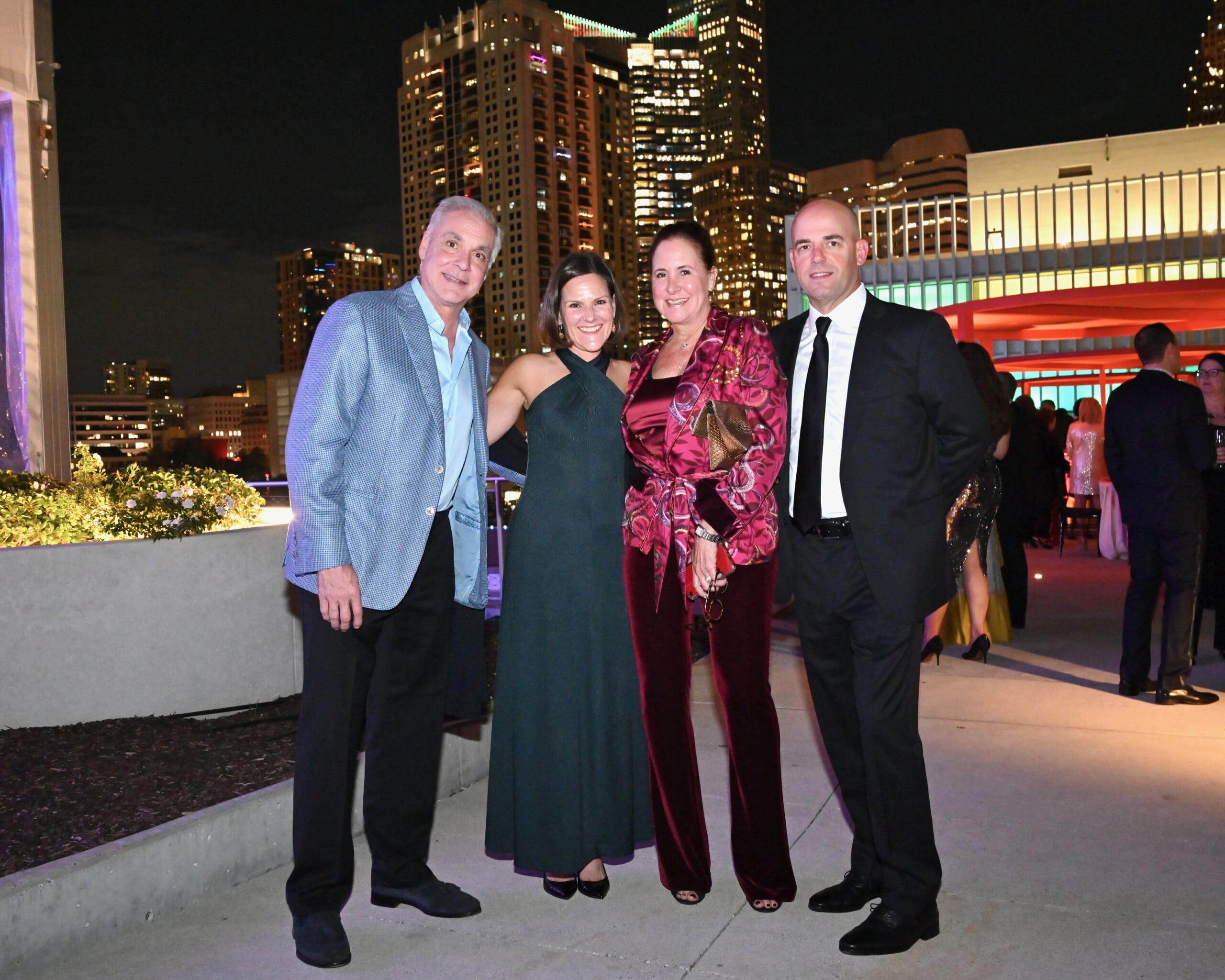 Scott David, Melanie Jagneaux, Kim David and Nathan Jagneaux (Photo by Alejandro Montoya)