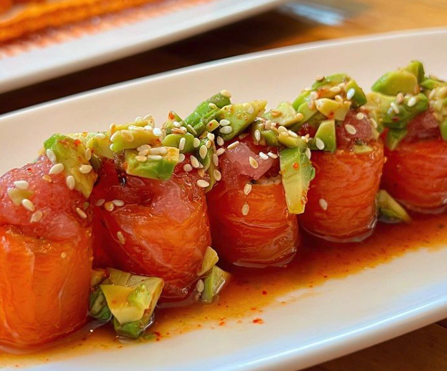 The Best Roll is a stunner at Anchor Sushi Bar. (Courtesy)