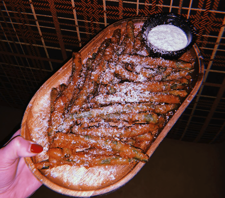 The fried green beans at Ladylove Lounge & Sound are a delicious snack while listening to tunes. (Courtesy)