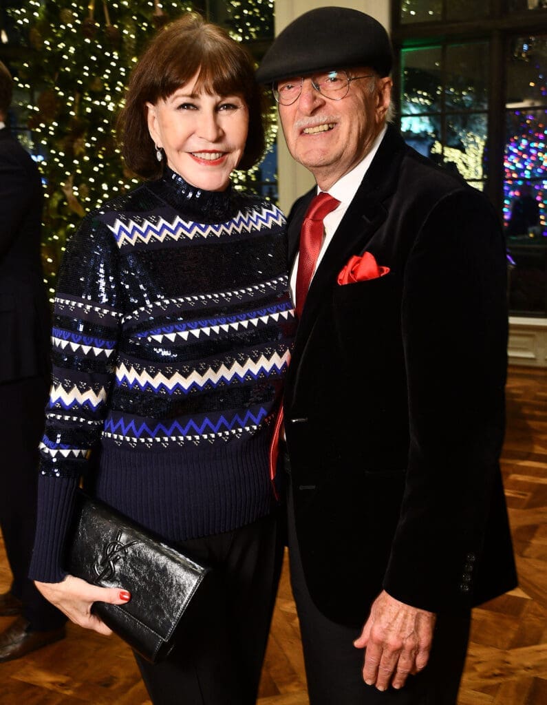 Shelby Hodge & Shafik Rifaat  at the annual Santa's Elves party benefiting MD Anderson Children's Cancer Hospital