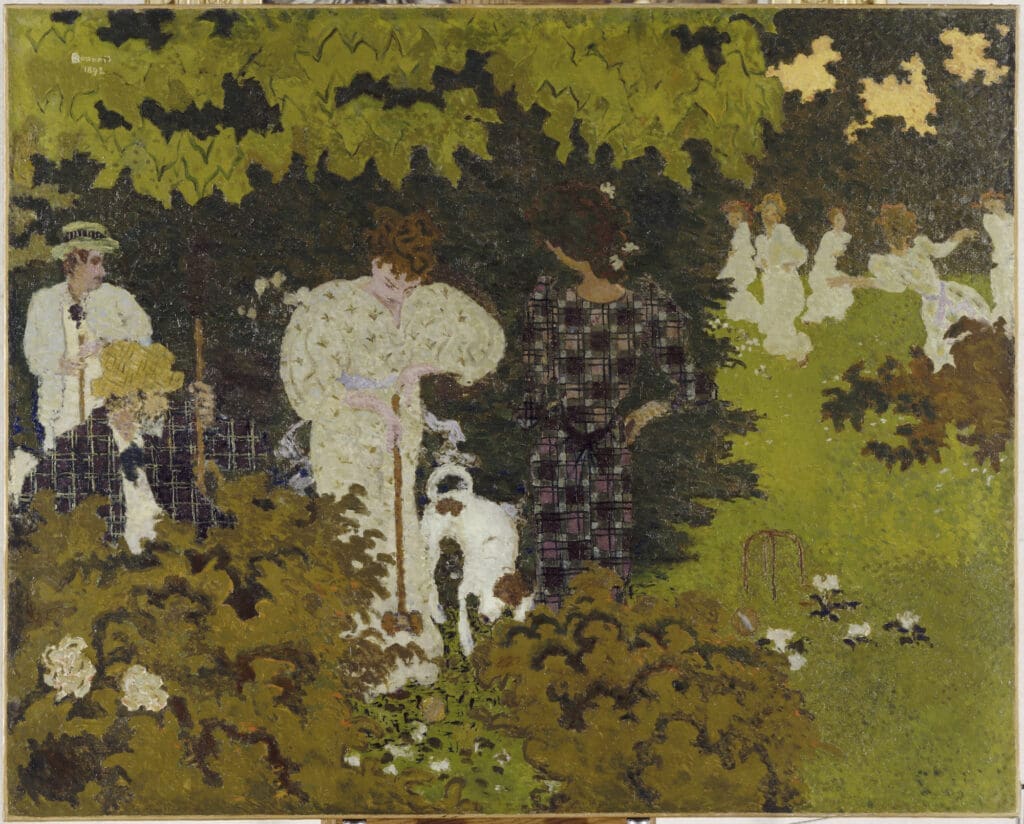 Pierre Bonnard’s "Twilight (The Game of Croquet)," 1892 (Paris, Musée d’Orsay © 2023 Artists Rights Society (ARS), New York)