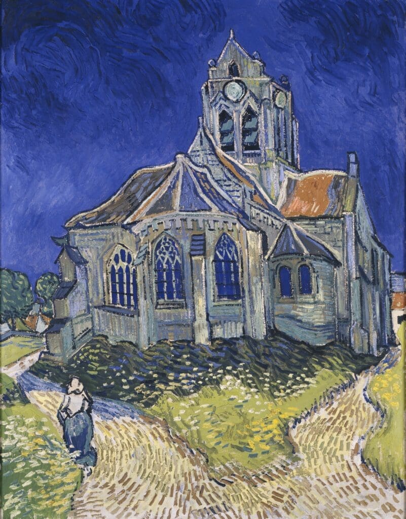 Vincent van Gogh's "The Church at Auvers-sur-Oise," 1890 at Musée d’Orsay (© Musée d’Orsay, Dist. RMN-Grand Palais. Photo by Patrice Schmidt)
