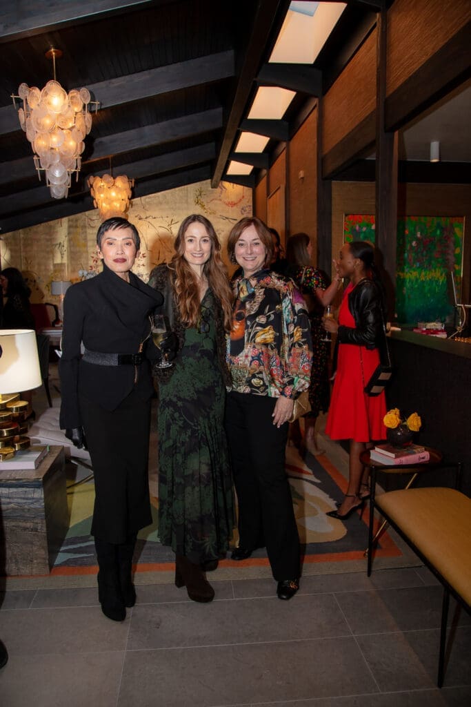 Duyen Nguyen, Julie Kent, Leigh Smith  at the Akris/PaperCity salute to Houston Ballet's Julie Kent (Photo by Miroma Photography) 