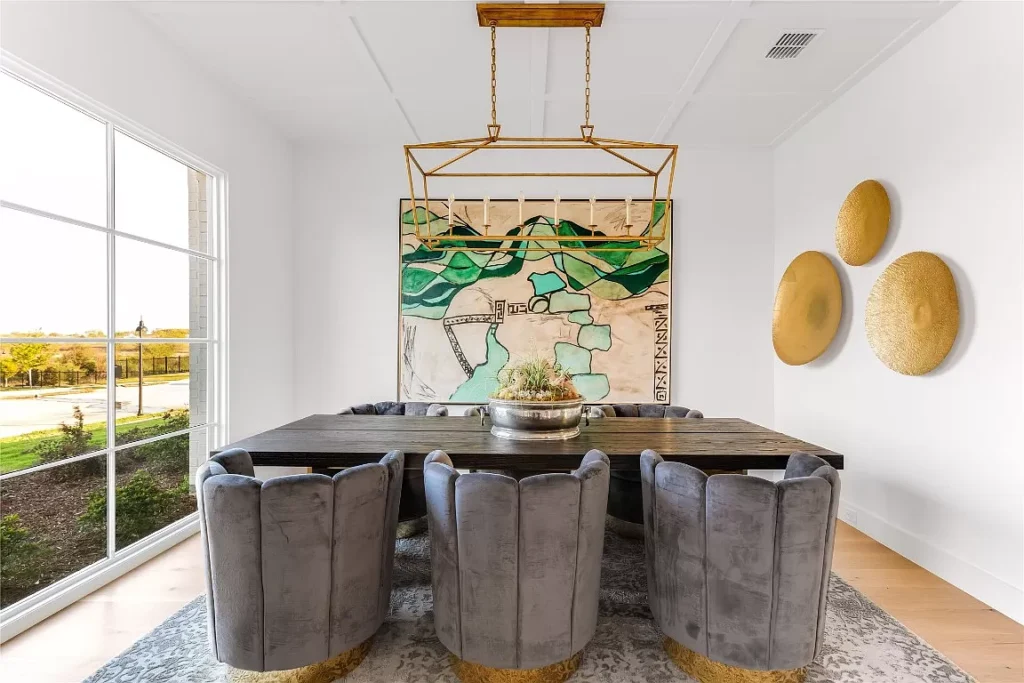 The formal dining space is to your left as you enter 4648 Esprit Lane.