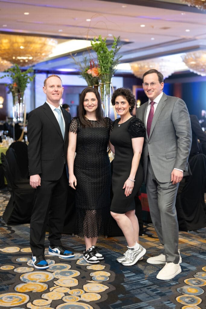 Adam & Amy Minceberg, Jennifer & Scott Jacobson at the Seven Acres 'Next Step Gala' at the Hilton Americas-Houston (Photo by Daniel Ortiz)